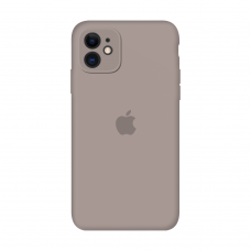 Силиконовый чехол Apple Silicone Case Pebble для iPhone 11 с закрытой камерой