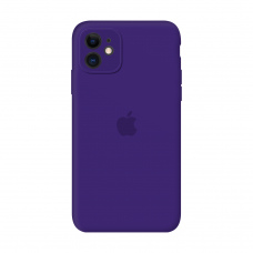 Силиконовый чехол Apple Silicone Case Ultra Violet для iPhone 11 с закрытой камерой