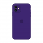 Силиконовый чехол Apple Silicone Case Ultra Violet для iPhone 11 с закрытой камерой