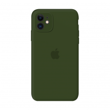 Силиконовый чехол Apple Silicone Case Virid для iPhone 11 с закрытой камерой