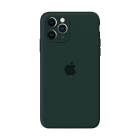 Силиконовый чехол Apple Silicone Case Forest Green для iPhone 11 Pro с закрытой камерой