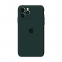 Силиконовый чехол Apple Silicone Case Forest Green для iPhone 11 Pro с закрытой камерой