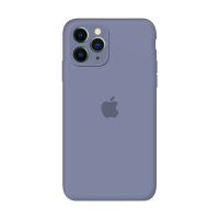 Силиконовый чехол Apple Silicone Case Lavander Gray для iPhone 11 Pro с закрытой камерой