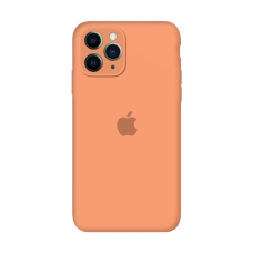 Силиконовый чехол Apple Silicone Case Orange для iPhone 11 Pro с закрытой камерой