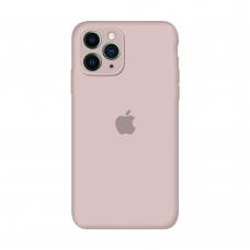 Силиконовый чехол Apple Silicone Case Pink Sand для iPhone 11 Pro с закрытой камерой