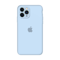 Силиконовый чехол Apple Silicone Case Sky Blue для iPhone 11 Pro с закрытой камерой