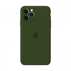 Силиконовый чехол Apple Silicone Case Virid для iPhone 11 Pro с закрытой камерой