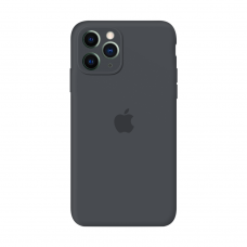 Силиконовый чехол Apple Silicone Case Charcoal Gray для iPhone 11 Pro Max с закрытой камерой