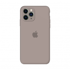 Силиконовый чехол Apple Silicone Case Pebble для iPhone 11 Pro Max с закрытой камерой