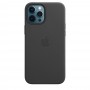 Кожаный чехол Leather Case Black для iPhone 12 Pro Max