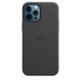 Кожаный чехол Leather Case Black для iPhone 12 Pro