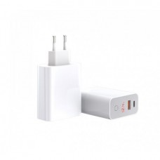 СЗУ BASEUS Speed PPS Quick Charger Smart ShutDown PDout/USB/45W/5A/QC/PD/LCD White