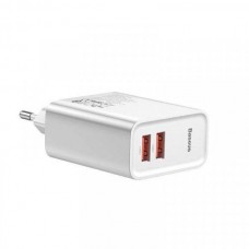 СЗУ BASEUS Speed Quick Charger 2USB/30W/QC/PD White
