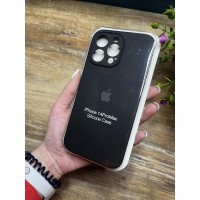 Силиконовый чехол c закрытой камерой Apple Silicone Case Black для iPhone 14 Pro Max