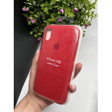 Чохол ALCANTARA для Iphone  XR ( червоний )