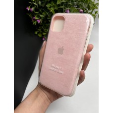 Чохол ALCANTARA для Iphone 11 ( №19 пудровий )