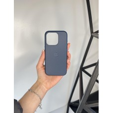 Якісний шкіряний чохол 1:1 ORIGINAL на Iphone 15 Pro Pacific Blue