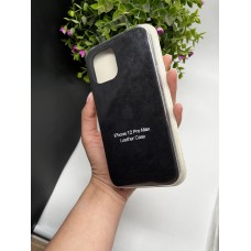 Чохол ALCANTARA для Iphone 12 Pro Max ( чорний )