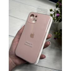 Силіконовий чохол на iPhone 13 ( пудра )