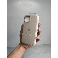 Силиконовый чехол c закрытым низом Apple Silicone Case Stone для iPhone 14
