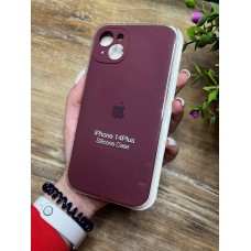 Силіконовий чохол з мікрофіброю та покриттям SoftTouch для Iphone 14 Plus ( Full camera № 61 )