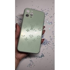 Стеклянный чехол Louis Vuitton для Iphone 11 Pro Turquoise