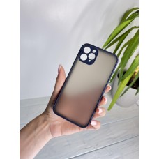 Протиударний чохол із матового полікарбонату  на Iphone 11 Pro синій ( № 8 )