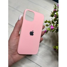 Стеклянный глянцевый чехол для Iphone 11 Pro с закрытым низом розовый ( №6 )