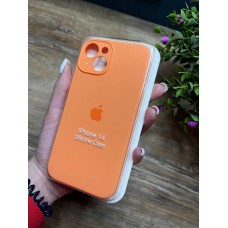 Силіконовий чохол з мікрофіброю та покриттям SoftTouch для Iphone 14 ( Full camera № 52 )