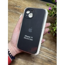 Силіконовий чохол на iPhone 14 ( чорний )