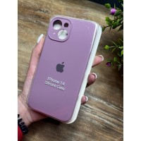 Силиконовый чехол c закрытой камерой Apple Silicone Case Blueberry для iPhone 14