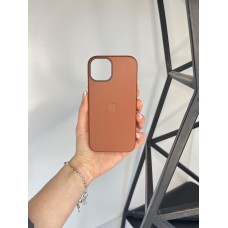 Якісний шкіряний чохол 1:1 ORIGINAL на Iphone 14 Umber