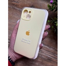 Силіконовий чохол з мікрофіброю та покриттям SoftTouch для Iphone 14 ( Full camera № 42 )