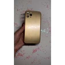 Стеклянный чехол Louis Vuitton для Iphone 11 Pro Gold