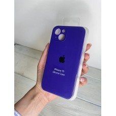 Силіконовий чохол на iPhone 13 (фіолетовий)