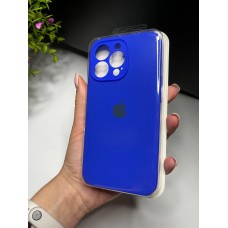 Силіконовий чохол з мікрофіброю та покриттям SoftTouch для Iphone 14 Pro синій ( Full camera № 45 )