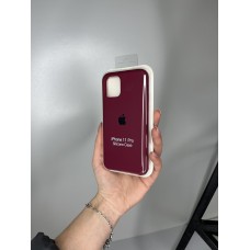 Силиконовый чехол для Iphone 11 Pro марсала ( High №47 )