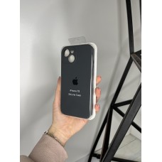 Силіконовий чохол з мікрофіброю та покриттям SoftTouch для Iphone 15 графіт ( Full camera № 15 )