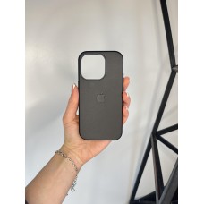 Якісний шкіряний чохол 1:1 ORIGINAL на Iphone 14 Pro Midnight