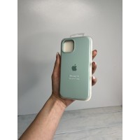 Силиконовый чехол c закрытым низом Apple Silicone Case Turquoise для iPhone 14