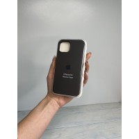 Силиконовый чехол c закрытым низом Apple Silicone Case Cocoa для iPhone 14