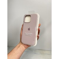Силиконовый чехол c закрытым низом Apple Silicone Case Lavender для iPhone 14 Pro Max