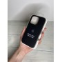 Силиконовый чехол c закрытым низом Apple Silicone Case Black для iPhone 14 Pro Max