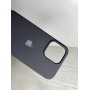 Силиконовый чехол c закрытым низом Apple Silicone Case Black для iPhone 14 Pro Max