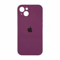Силиконовый чехол c закрытой камерой Apple Silicone Case Purple для iPhone 14