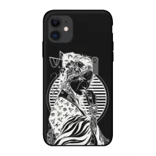 Силиконовый чехол Softmag Case Gaysha white для iPhone 11