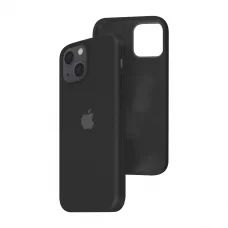 Силиконовый чехол c закрытым низом Apple Silicone Case для iPhone 13 Black