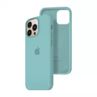 Силиконовый чехол c закрытым низом Apple Silicone Case для iPhone 13 Pro Sea Blue