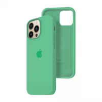 Силиконовый чехол c закрытым низом Apple Silicone Case для iPhone 13 Pro Spear Mint