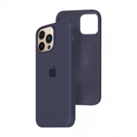 Силиконовый чехол c закрытым низом Apple Silicone Case для iPhone 13 Pro Midnight Blue